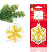 #Aroma Car gaisa atsv. Xmass 3D Snowflake Gold Cinnamon | AR83723  | 5902846837237