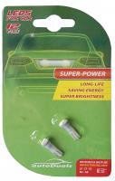 Autolampas LED T5, 1SMD, baltas, 2gab | CB50113  | 4751015161939