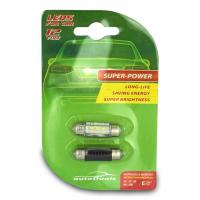 Autospuldzes LED SV8.5, 3 SMD, 36mm, baltas, 2gab | CB8541631  | 4751015162448