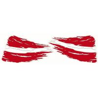 Latvijas karogs stilizēts | AV99421  | 4751015163025