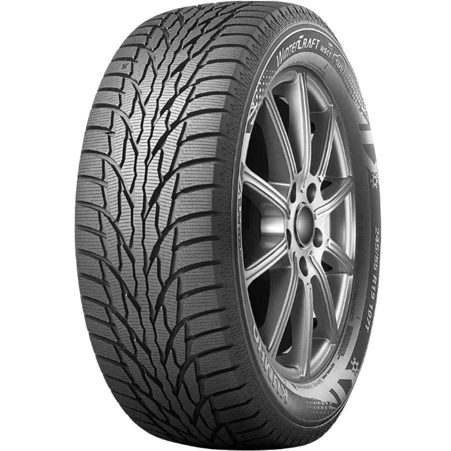 225/60R18 KUMHO WINTERCRAFT ICE SUV WS51 104T XL Friction CEB72 3PMSF IceGrip M+S Ziemas riepa