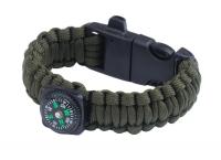 Браслет 101 Inc. Compass 9 Paracord Зеленый BLT izsūtīšana 1-3 d.