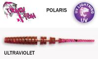 Твистер ароматизированный Crazy Fish Polaris 5.4 см ULTRAVIOLET Kalmārs