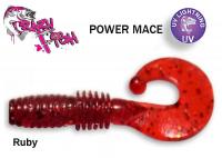 Твистер Crazy Fish Power Mace Ruby 4 см Anīss