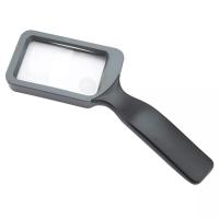 Carson JS HandHeld прямоугольная лупа с 2х увеличением и малой линзой с 6,5х BLT izsūtīšana 1-3 d.