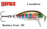 Ēsma Rapala Countdown CD01 Rainbow Trout RT 2.5 cm