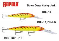 Ēsma Rapala Down Deep Husky Jerk Hot Tiger HT 10.0 m