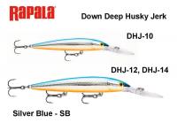 Ēsma Rapala Down Deep Husky Jerk Silver Blue SB 10.0 m
