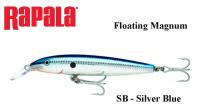 Воблер Rapala Floating Magnum Silver Blue 18 cm