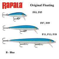Ēsma Rapala Original Floating B - Blue 9 cm