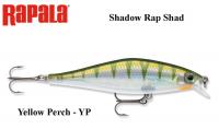 Ēsma Rapala Shadow Rap Shad SDRS09 Yellow Perch 9 cm