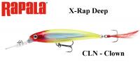 Ēsma Rapala X-Rap Deep CLN - Clown 10 cm
