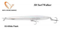 Ēsma Sandeel 3D Surf Walker Skęstantis White Flash 18 cm