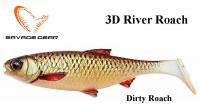 Gumijas zivis Savage Gear 3D River Roach Dirty Roach 3 pcs 12 cm 17 g 12 cm