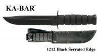 Нож KA-BAR Black Utility Serrated Edge .