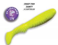 Мягкая приманка Crazy Fish Dainty 85 мм 06-Chartreuse 8.5 cm
