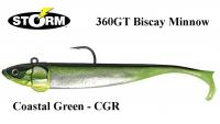 Мягкая приманка Storm 360GTCoastal Biscay Minnow Coastal Green 14 cm