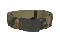 Mil-Tec Ремень хлопковый с черной пряжкой Flecktarn .