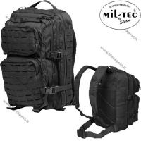 Рюкзак Mil-tec Assault Laser Cut SM черного цвета, 20л .