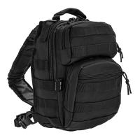 Однолямочный рюкзак Mil-Tec One Strap Assault 10 л - Черный TLT izsūtīšana 2-4 d.