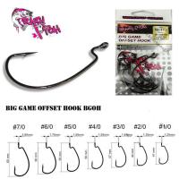 Крючки офсетные Crazy Fish Big Game BGOH 6/0