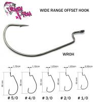Офсетный крючок Crazy Fish WIDE RANGE WROH 2/0