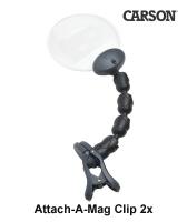 Лупа Carson Attach-A-Mag Clip 2x BLT izsūtīšana 1-3 d.