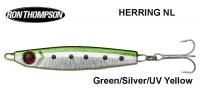 Пилькер Ron Thompson Herring NL Green/Silver/UV Yellow 70 g
