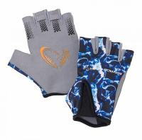 Митенки рыболовные Savage Gear Marine Half Gloves Морской синий L