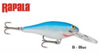 Rapala Vobleris Shad Rap B - Blue 9 cm