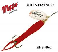 Блесна Mepps Aglia Flying C Silver/Red 10 g