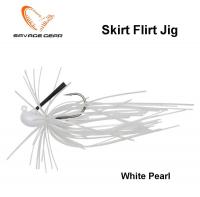 Savage Gear Skirt Flirt Jig Sinking Крючок №2 White Pearl 6 g