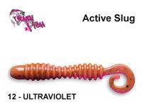 Силиконовые приманки Crazy Fish Active Slug Ultraviolet 7.5 cm