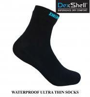 Ūdensizturīgas zeķes DEXSHELL Ultra Thin Socks DS663BLK XL