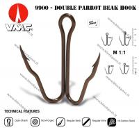 Двойной крючок VMC 9900BZ Double Parrot Beak бронза 8