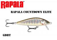 Vobleris Rapala CountDown Elite GDBT - Gilded Brown Trout 7.5 cm