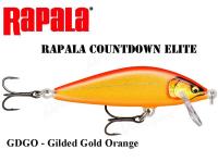 Воблер Rapala CountDown Elite GDGO - Gilded Gold Orange 7.5 cm