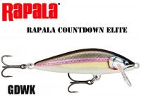 Vobleris Rapala CountDown Elite GDWK - Gilded Wakasagi 7.5 cm