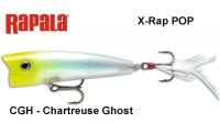 Vobleris Rapala X-Rap Pop XRP Chartreuse Ghost 7 cm