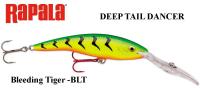 Voblers Rapala Deep Tail Dancer BLT Bleeding Tiger 7 cm