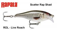 Voblers RAPALA Scatter Rap Shad Live Roach 7 cm