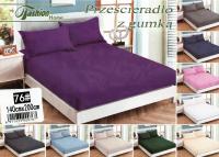140×200 Palags ar gumiju by Fashion Home Textiles (Violets)