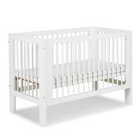 Bērnu gultiņa Olivia 70x140 ar stelāžu Guļamvietas platums: 70 cm, Guļamvietas garums: 140 cm, Platums: 76 cm, Garums: 144 cm, Augstums: 86 cm, Ar veļas kasti: 1, Materiāls: dabīgs koks + MDF plātne, Guļamvietu skaits: 1, Krāsa: balts