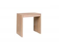 Bērnu rakstāmgalds Konsola Garums: 80 cm, Augstums: 76 cm, Platums: 45 cm, Materiāls: lamināts, Virsma: matēta, Forma: taisnstūra, Krāsa: sonoma