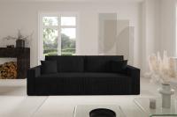Dīvāns Basic Sofa Standard Dziļums: 98 cm, Guļamvietas platums: 146 cm, Platums: 240 cm, Augstums: 88 cm, Sēdvietas augstums: 41 cm, Sēdvietas dziļums: 52 cm, Guļamvietas garums: 200 cm, Pildījums: Falista + augstas kvalitātes putas (porolons), Apdare: audums, Ar papildu spilveniem: 1, Dīvāna tips: taisni dīvāni, Ar veļas kasti: 1, izvelkamie: 1, Auduma numurs: Poso 135, Izvilkšanas mehānisms: DL, Krāsa: melns