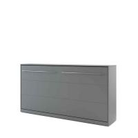 Gulta Basic Concept PRO Horizontal ar stelāžu Guļamvietas platums: 90 cm, Guļamvietas garums: 200 cm, stelāžas tips: koka, Dziļums: 46 cm, Platums: 127 cm, Garums: 215 cm, Augstums: 109 cm, Matrača nepieciešamais augstums: 18 cm, Augstums no grīdas līdz matracim (min): 20 cm, Ar resti: 1, Izgatavošanas materiāls: LKSP, Ar pacelšanas mehānismu: 1, Krāsa: pelēks