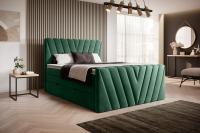 Gulta Candice Boxspring Comfort standard Guļamvietas platums: 160 cm, Guļamvietas garums: 200 cm, Platums: 160 cm, Garums: 220 cm, Augstums: 133 cm, Apdares materiāls: audums, Ar veļas kasti: 1, Augstums no grīdas līdz matracim (min): 66 cm, Ar matraci: 1, Kontinentālas: 1, Auduma nosaukums: Lukso 35, Krāsa: zaļš