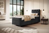 Gulta Chester 80x200 Basic Bonell Boxspring Standard Guļamvietas platums: 80 cm, Guļamvietas garums: 200 cm, Platums: 80 cm, Garums: 208 cm, Augstums: 111 cm, Apdares materiāls: audums, Augstums no grīdas līdz matracim (min): 54 cm, Ar matraci: 1, Kontinentālas: 1, Auduma nosaukums: Monolith 97, Krāsa: antracīts