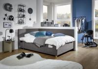 Gulta Cool Plus Basic Standard Guļamvietas platums: 120 cm, Guļamvietas garums: 200 cm, Platums: 130 cm, Garums: 210 cm, Augstums: 90 cm, Apdares materiāls: audums, Augstums no grīdas līdz matracim (min): 42 cm, Auduma nosaukums: Scala 23, Krāsa: antracīts