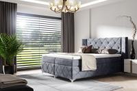 Gulta Focus Boxspring Standard ar LED Guļamvietas platums: 120 cm, Guļamvietas garums: 200 cm, Platums: 168 cm, Garums: 212 cm, Augstums: 150 cm, Apdares materiāls: audums, Ar veļas kasti: 1, Augstums no grīdas līdz matracim (min): 69 cm, Ar matraci: 1, Kontinentālas: 1, Ar LED: 1, Auduma nosaukums: Monolith 85, Ar pacelšanas mehānismu: 1, Krāsa: pelēks